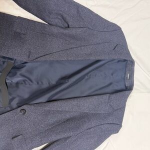 Theory Women’s  Navy Textured Blazer